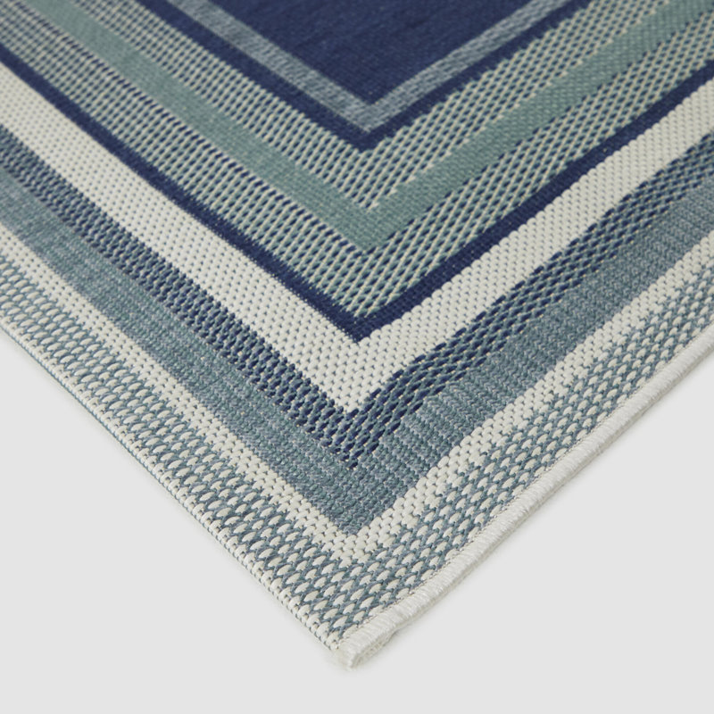 Balta Flatweave Blue Indoor/Outdoor Rug & Reviews Wayfair